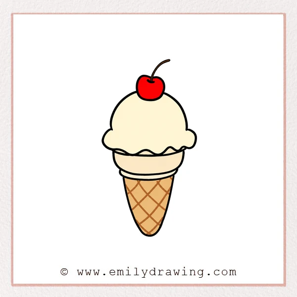 Preview of Ice Cream Cone drawing